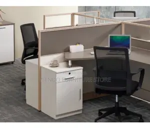 Office Workstation; Four Users MDF Office Space Workstations