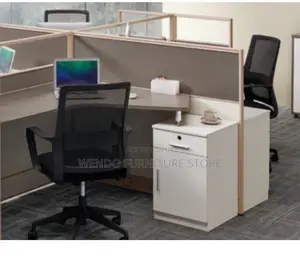 Office Workstation; Four Users MDF Office Space Workstations