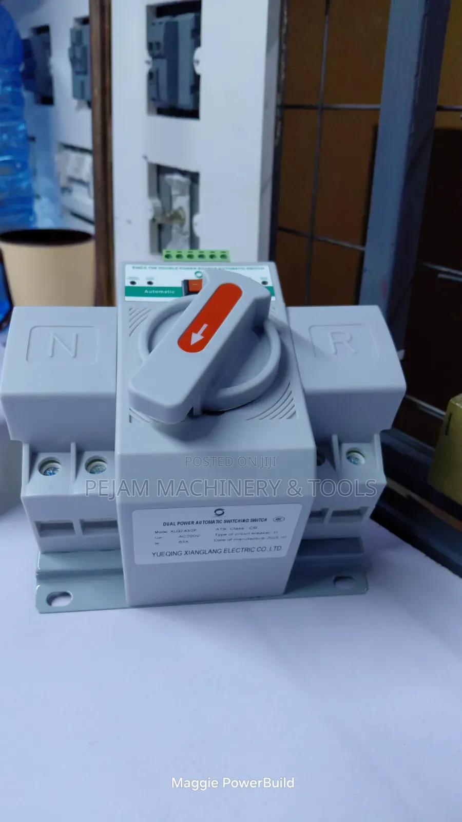 63A Dual Power Automatic Transfer Switch (ATS)