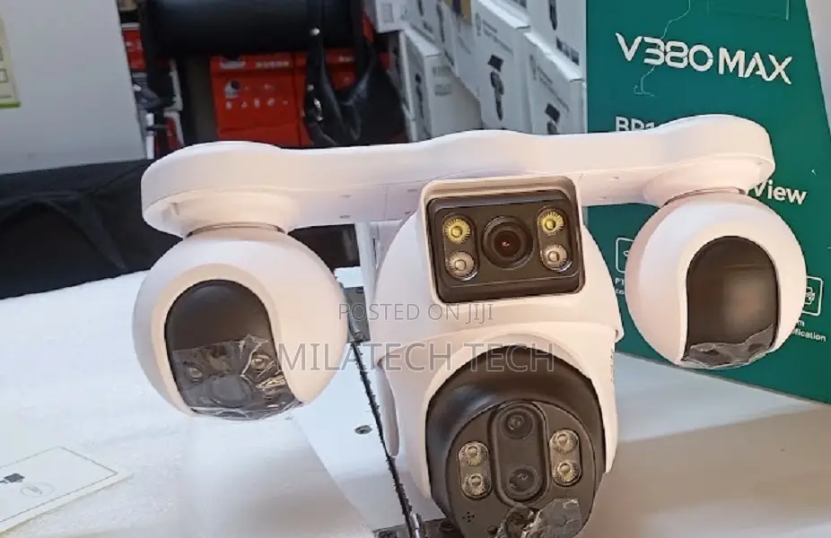 4G 4-Lens Solar Security Camera for Outdoor Surveillance