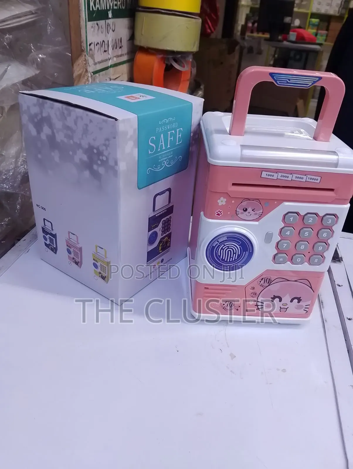 Money Saving Box With a Finger Print