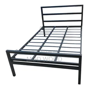 Modern Minimalist Black Metal Bed Frame