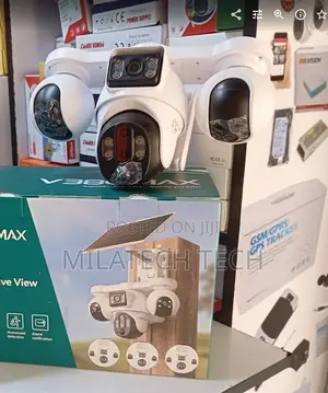 4G 4-Lens Solar Camera With 24/7 Security Monitoring