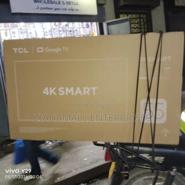 TCL 55” UHD Google TV – Large Screen Smart Entertainment