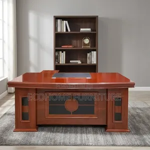 Executive Office Desk – Large Wooden Managerial Desk