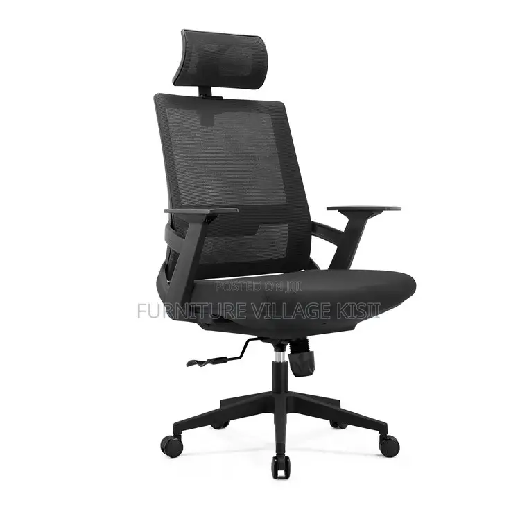 Office Chair:High- Back Executive Office Seat