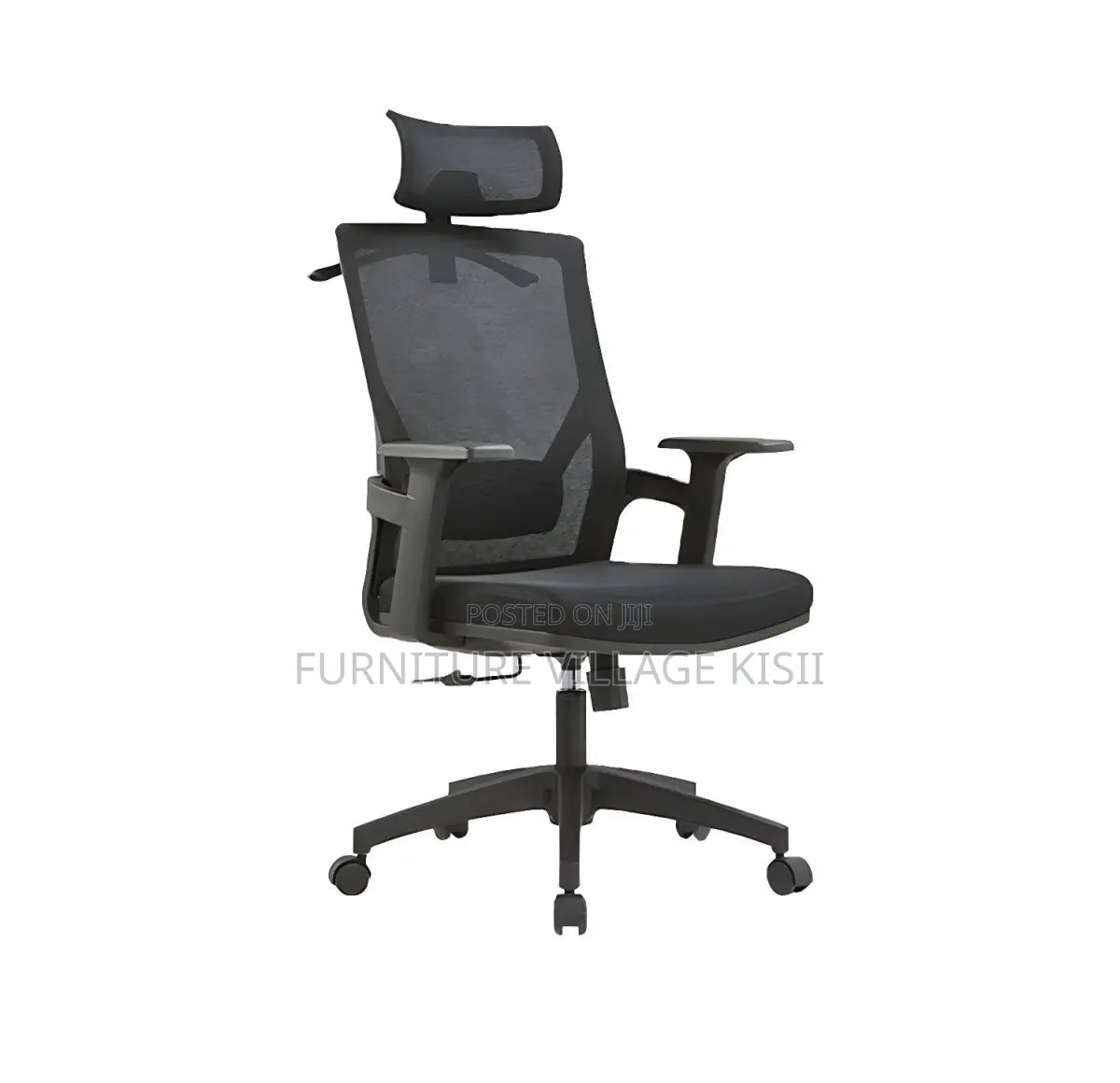 Office Chair:High- Back Executive Office Seat