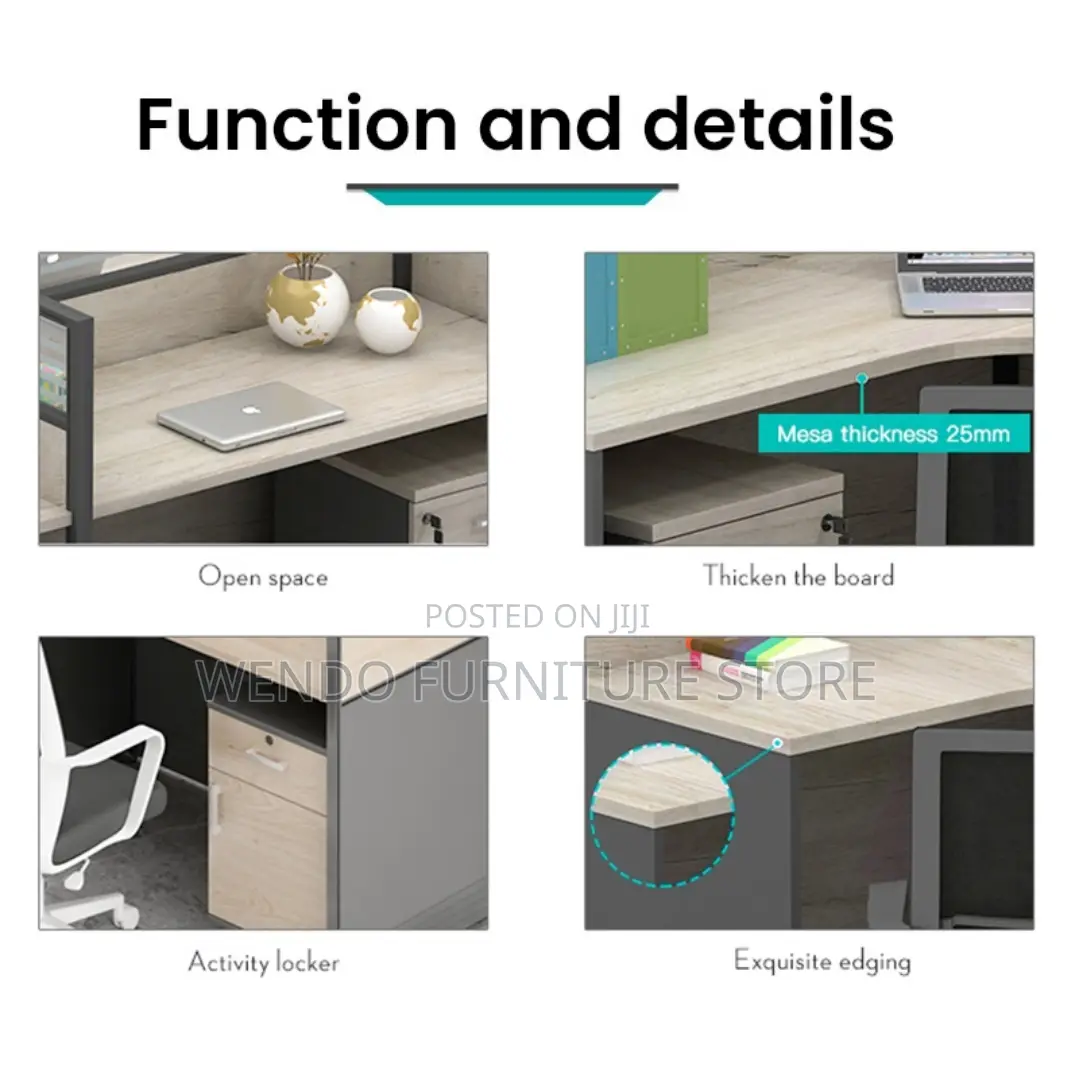 Office Workstation; Two Users Way Circular Office Workstation