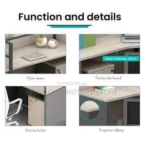 Office Workstation; Two Users Way Circular Office Workstation