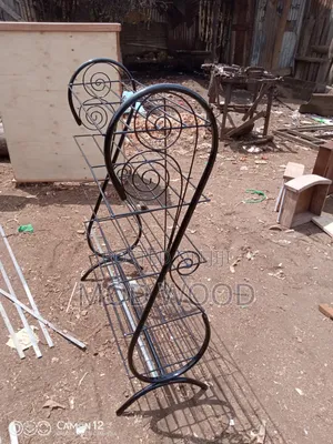 Handcrafted Spiral Metal Shoe Rack Organizer