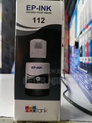 L6580 EPSON PRINTER INKs 112 EP-INk BLACK By