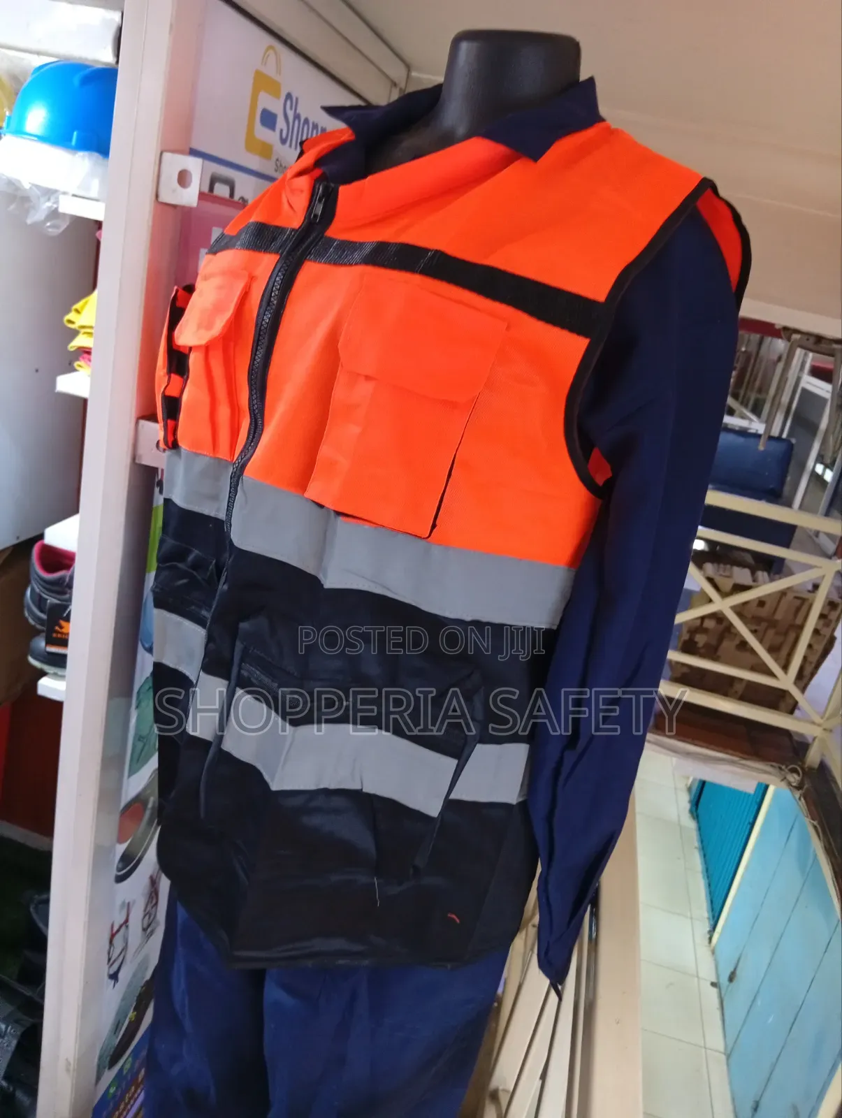 Chinese Collar Reflector Vest
