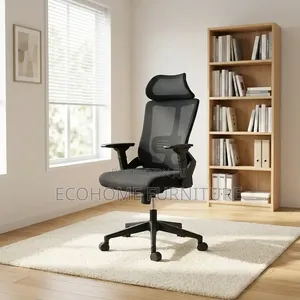 Office Chair – High Back Ergonomic Mesh Chair With Headrest
