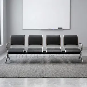 Waiting Bench – 4 Seater Metal Reception Visitor Seating