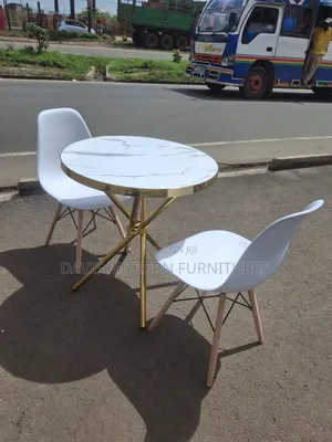 Marble -Top Table With Chairs