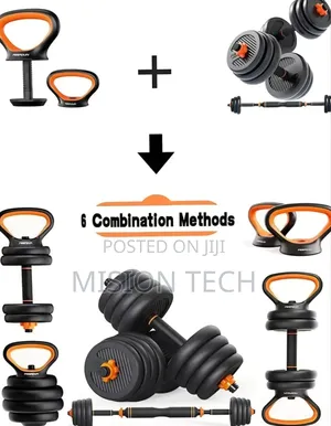 50kg 6in1 Adjustable Kettle Bell Weights**(