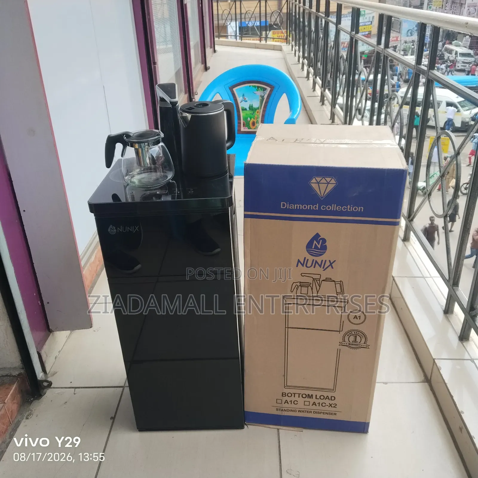 Nunix A1 Water Dispenser With Coffee Maker – Hot Cold Water