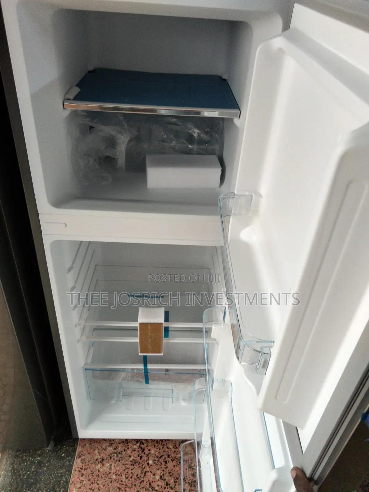 Silver Mika 138 Litres Double Door Refrigerator