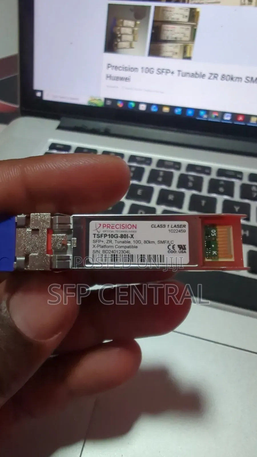 Precision 10G SFP+ Tunable ZR 80km SMF X-Platform for Huawei