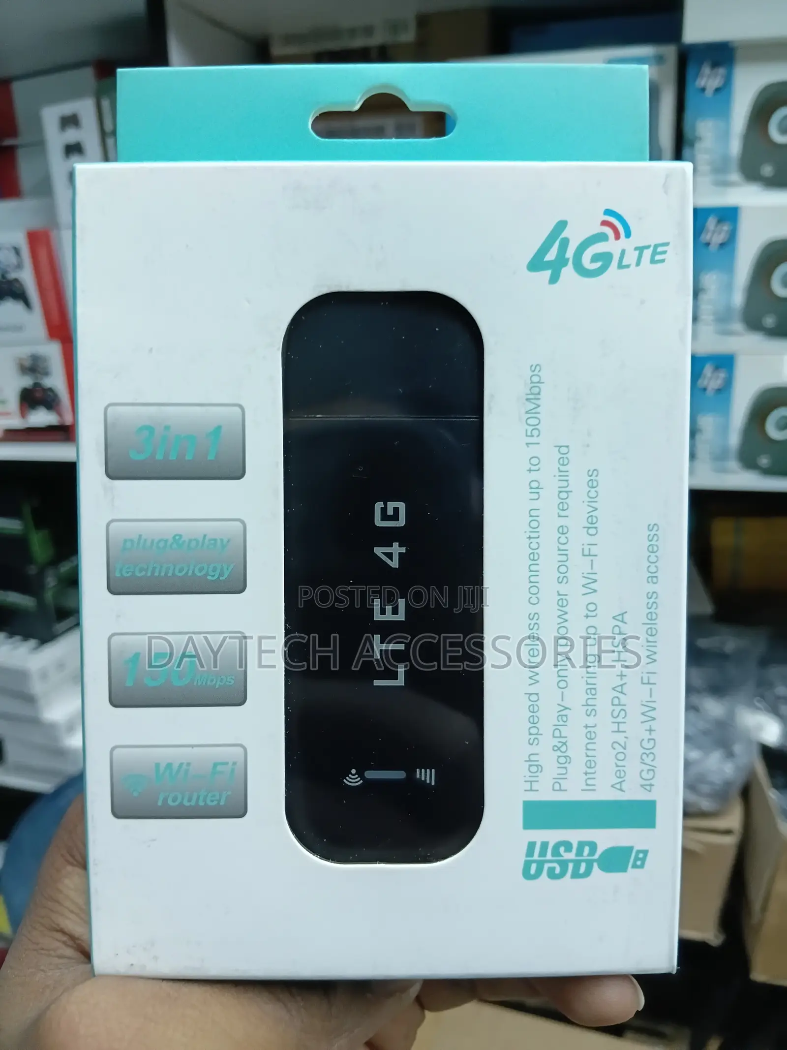 4G LTE USB WiFi Router Modem Dongle.