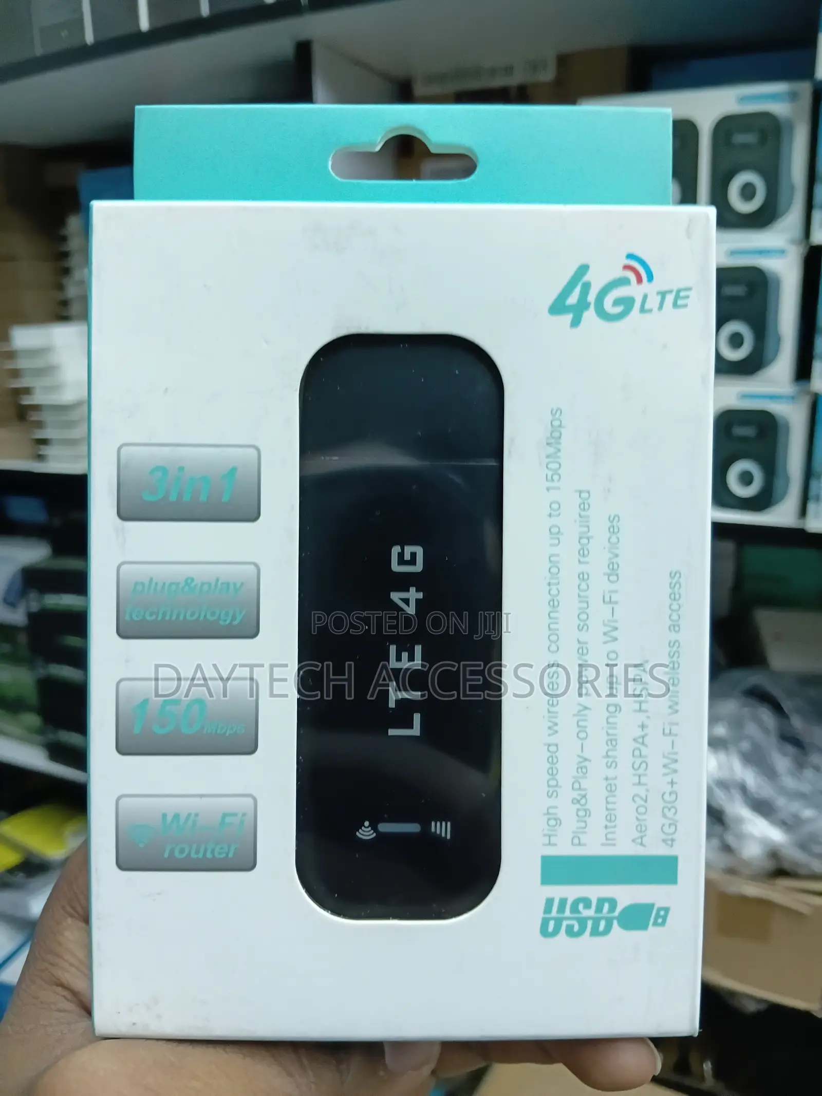 4G LTE USB WiFi Router Modem Dongle.
