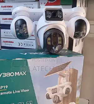 4G 4-Lens Outdoor CCTV Camera With Solar Panel4G 4-Lens Solar