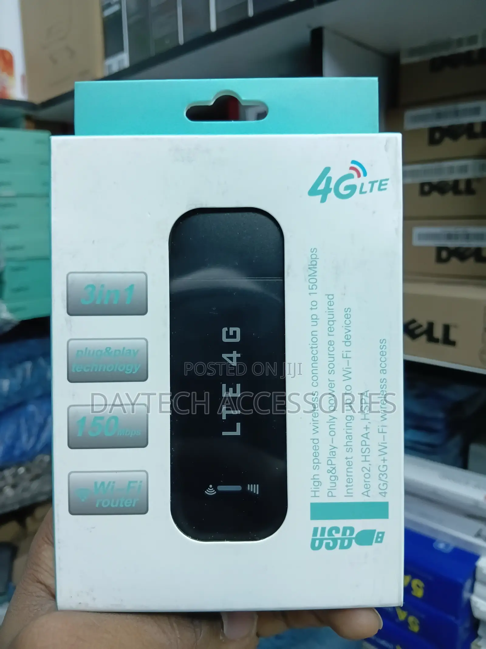 4G High-Speed Portable Modem With Wifi Hotspot.