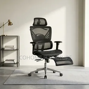Executive Office Chair – High Back Mesh Chair With Headrest