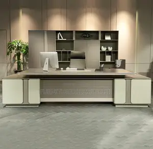 Office Desk: 2400mm L-Shaped Executive Desk