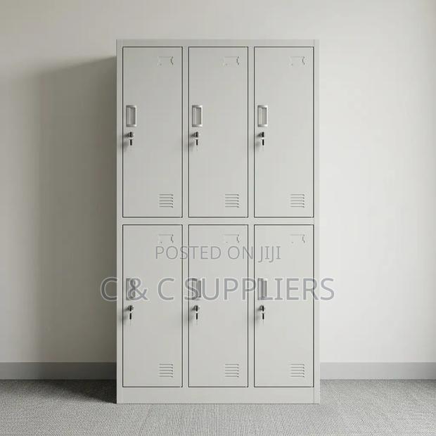 6 Door Metal File Cabinet - thumbnail 4