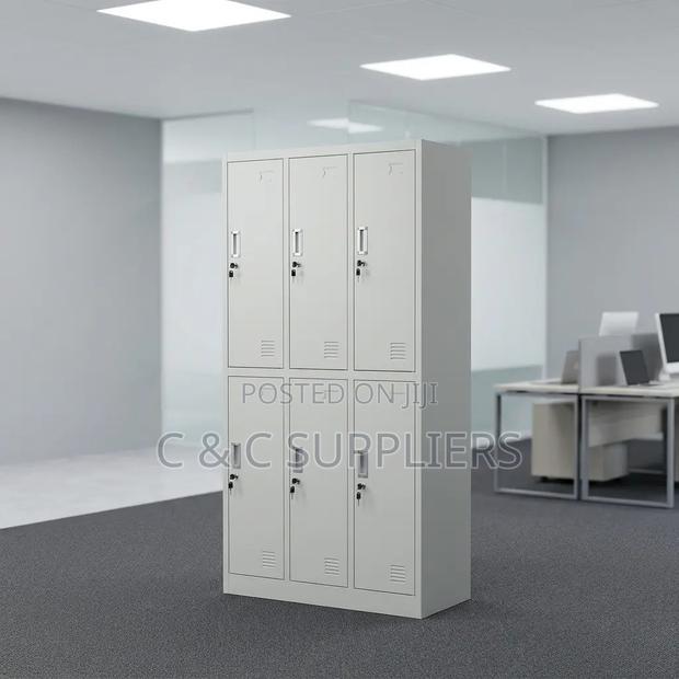 6 Door Metal File Cabinet - thumbnail 5