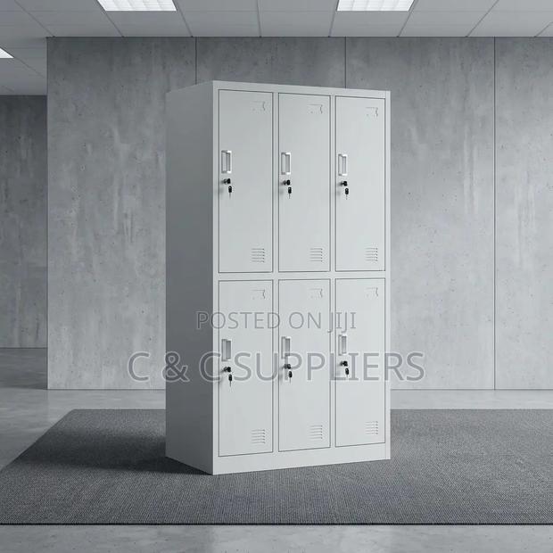6 Door Metal File Cabinet - thumbnail 8