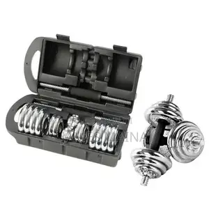 Chrome 30 Kg Dumbbells – Pair, Durable, Anti-Rust Fitness Weights