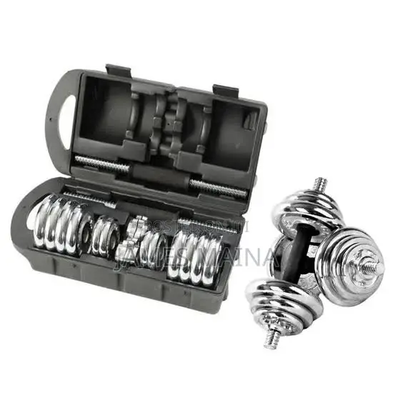 Chrome 30 Kg Dumbbells – Pair, Durable, Anti-Rust Fitness Weights