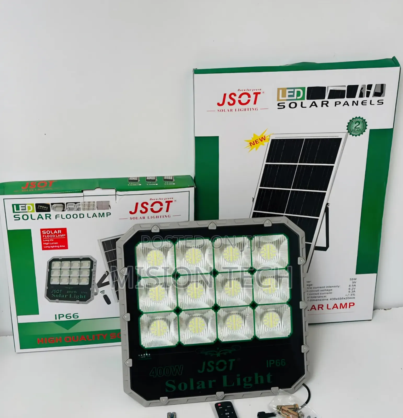 JSOT 400W Solar Flood Light* 