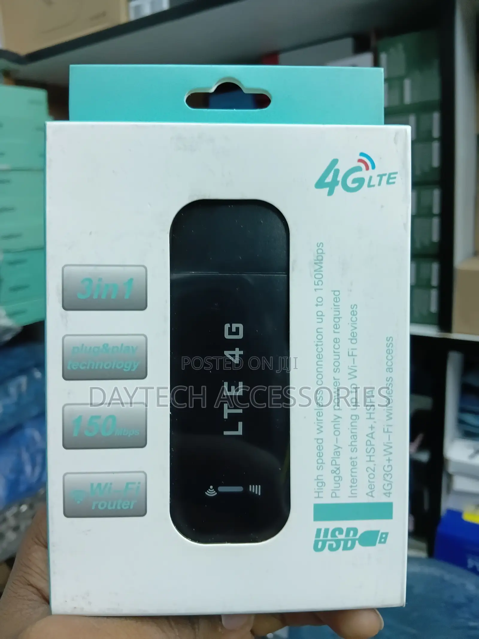 4G WiFi Modem With SIM Card Slot