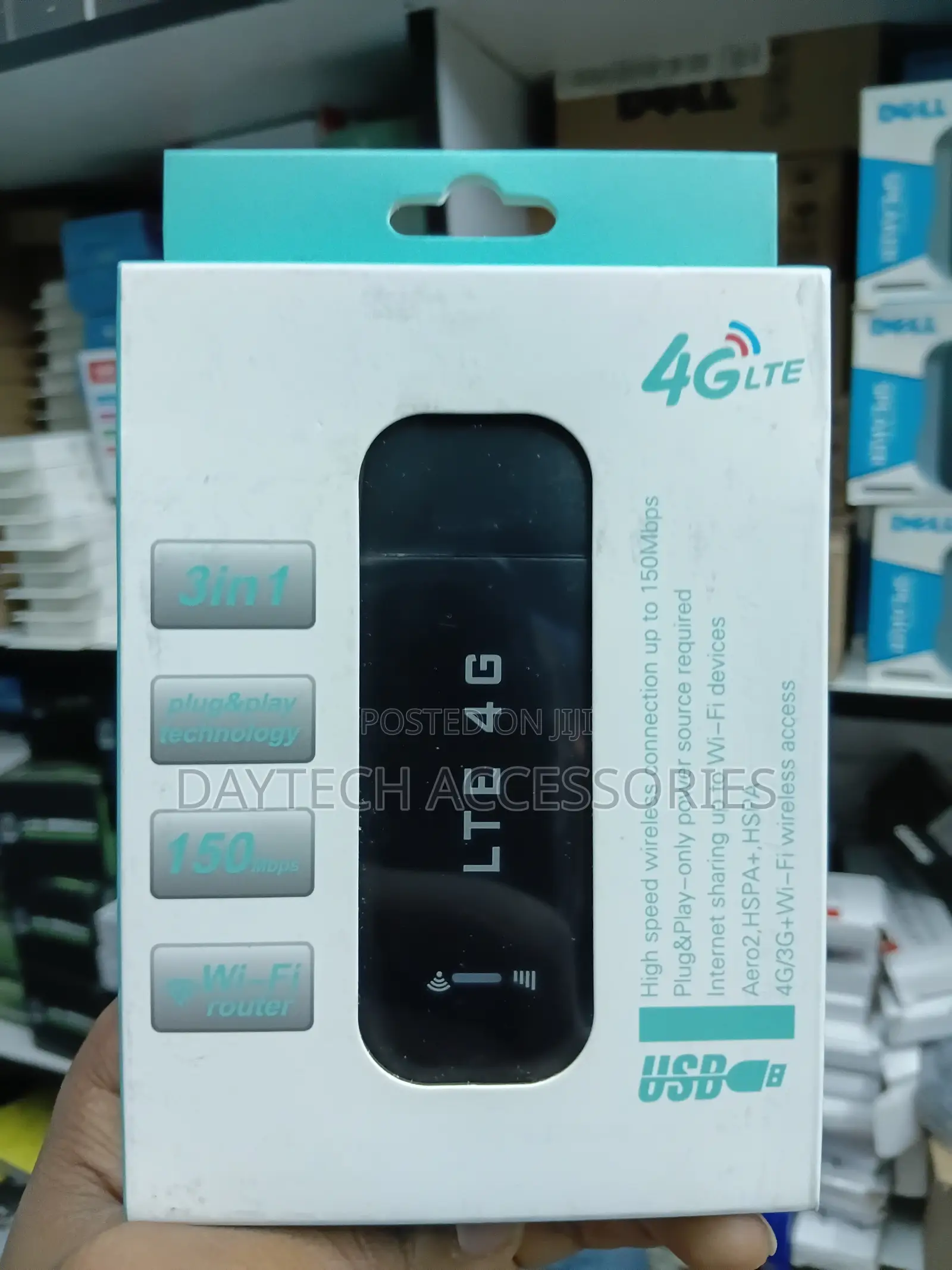 4G WiFi Modem With SIM Card Slot