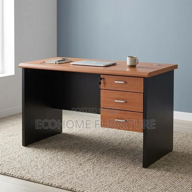 Office Desk – Executive Work Desk With 3 Drawer Pedestal - thumbnail 2