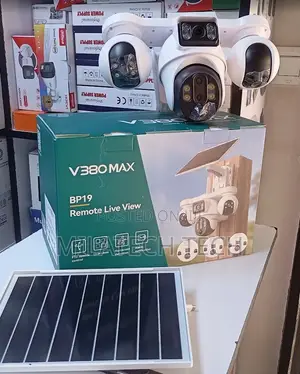 4G 4-Lens Wireless Solar Security Camera