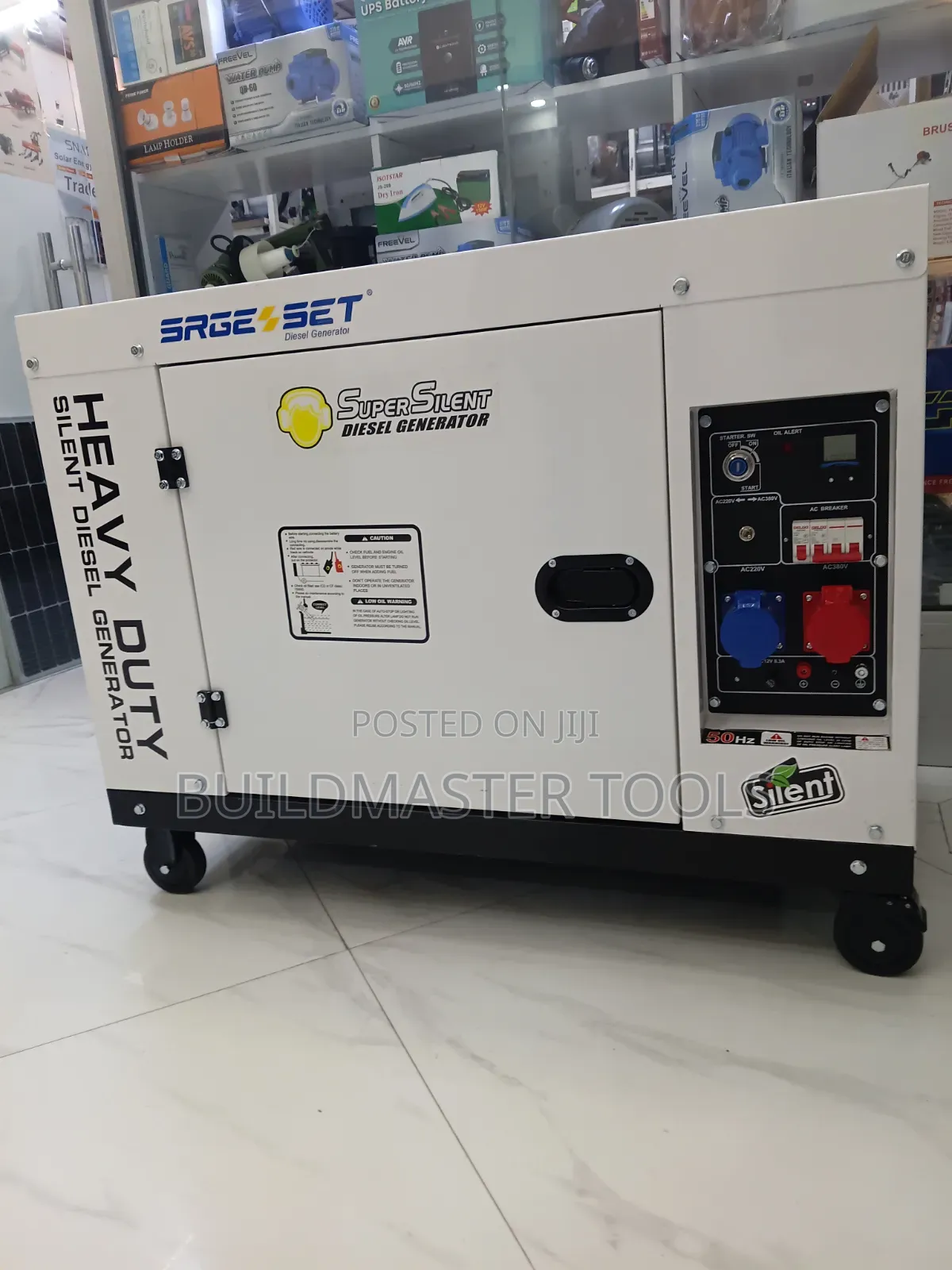 SRGE DDG 20kVA Heavy-Duty Silent Three-Phase Diesel Generator