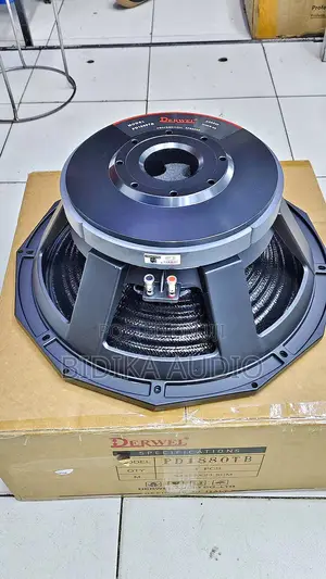 Derwel PD1880TB 18" Professional 2200W High-Performance Subwoofer