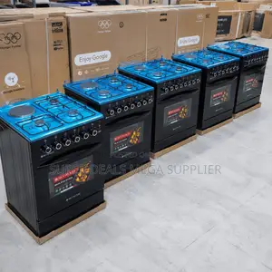 Low Prices Lid Lock 3 Gas Burners +1 Electric Free Standing Cookers