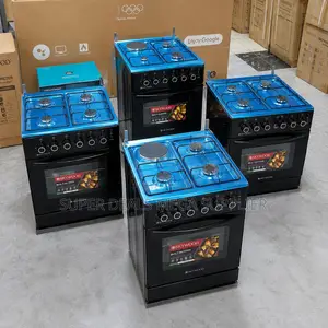 Low Prices Lid Lock 3 Gas Burners +1 Electric Free Standing Cookers