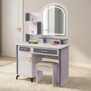 Dressing Table – Modern Vanity Desk With Mirror Storage