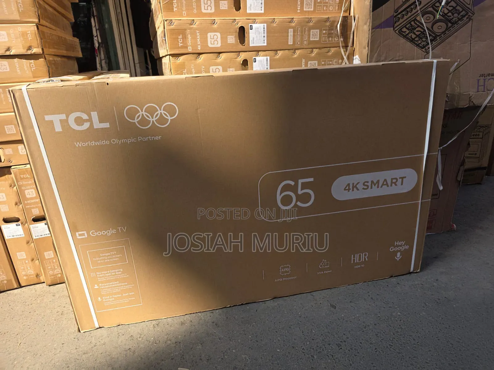 TCL 65-Inch Smart Google TV – Premium Picture Connectivity