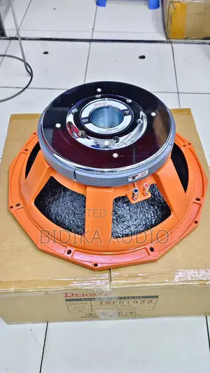 Derwel 18-Inch Heavy-Duty Orange Cast-Aluminum Basket Naked Speaker