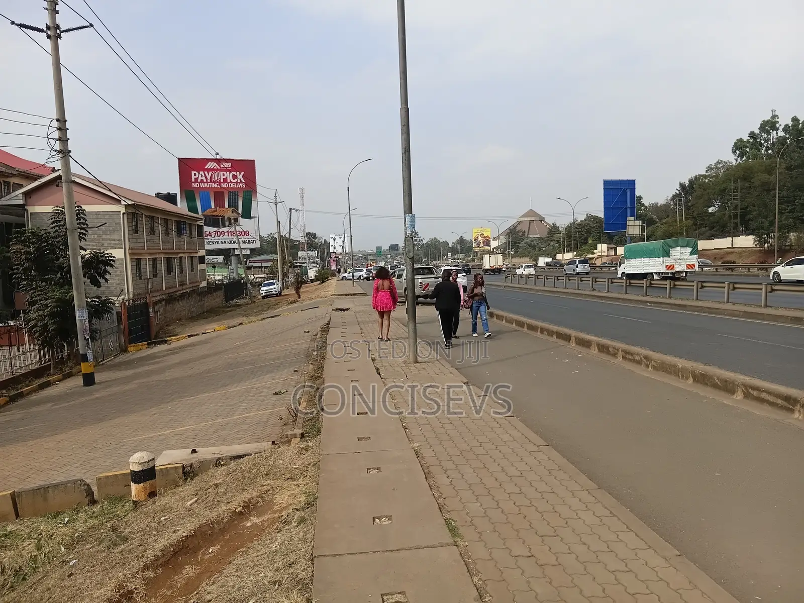 2X0.5 ACRE PLOTS TOGETHER, Touching Thika Road Around Garden City,
