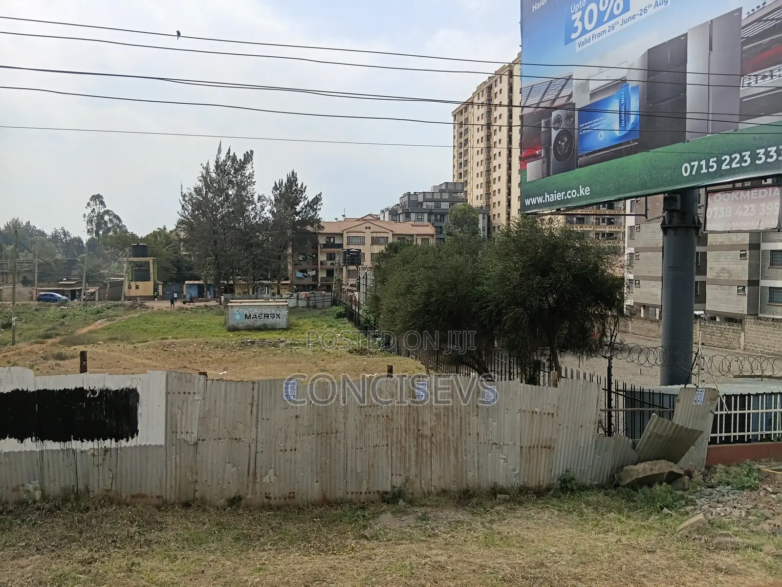 2X0.5 ACRE PLOTS TOGETHER, Touching Thika Road Around Garden City,