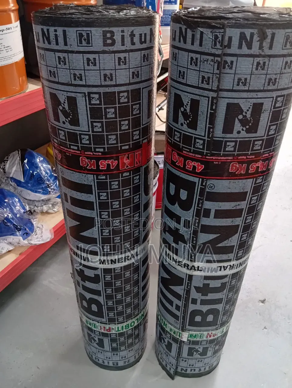 Modified Bitumen Concrete Roofing Waterproofing Sheets / Membrane