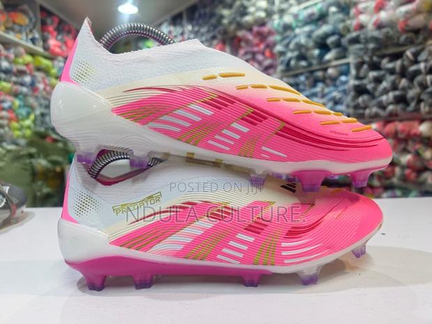 Adidas Predator Elite Laceless Pink White - thumbnail 2